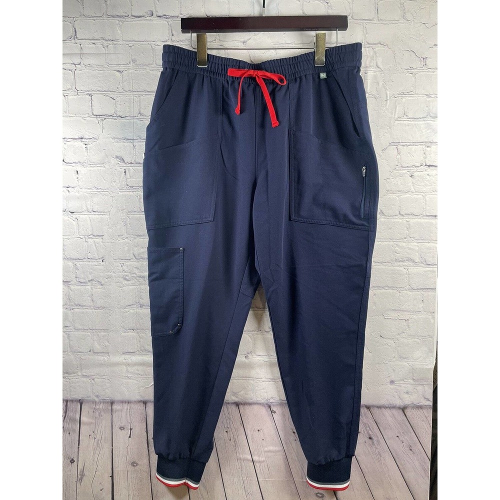 Mediclo Jogger Scrubs Scrub Bottoms Navy Size XL